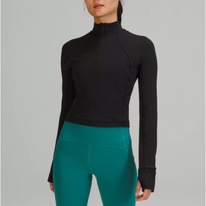 lululemon it’s rulu cropped half zip